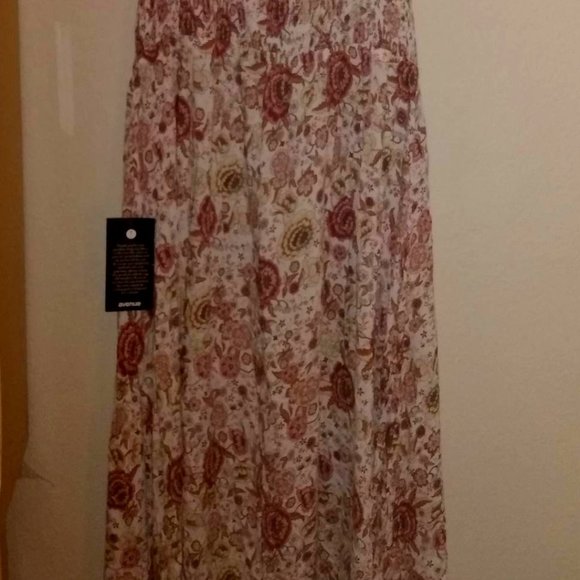 AVENUE Maxi Dress -22/24W - Mauve/Pink Subtle Colo - Picture 2 of 3